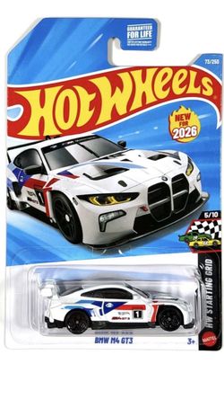 Hot Wheels BMW M4 GT3 HW Starting Grid 5/10 1:64 Diecast 2026