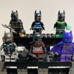 Assorted Batman Custom Lego Minifigures Toys Set