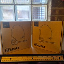 NEW - 2 - VONT WIRELESS HEADSETS