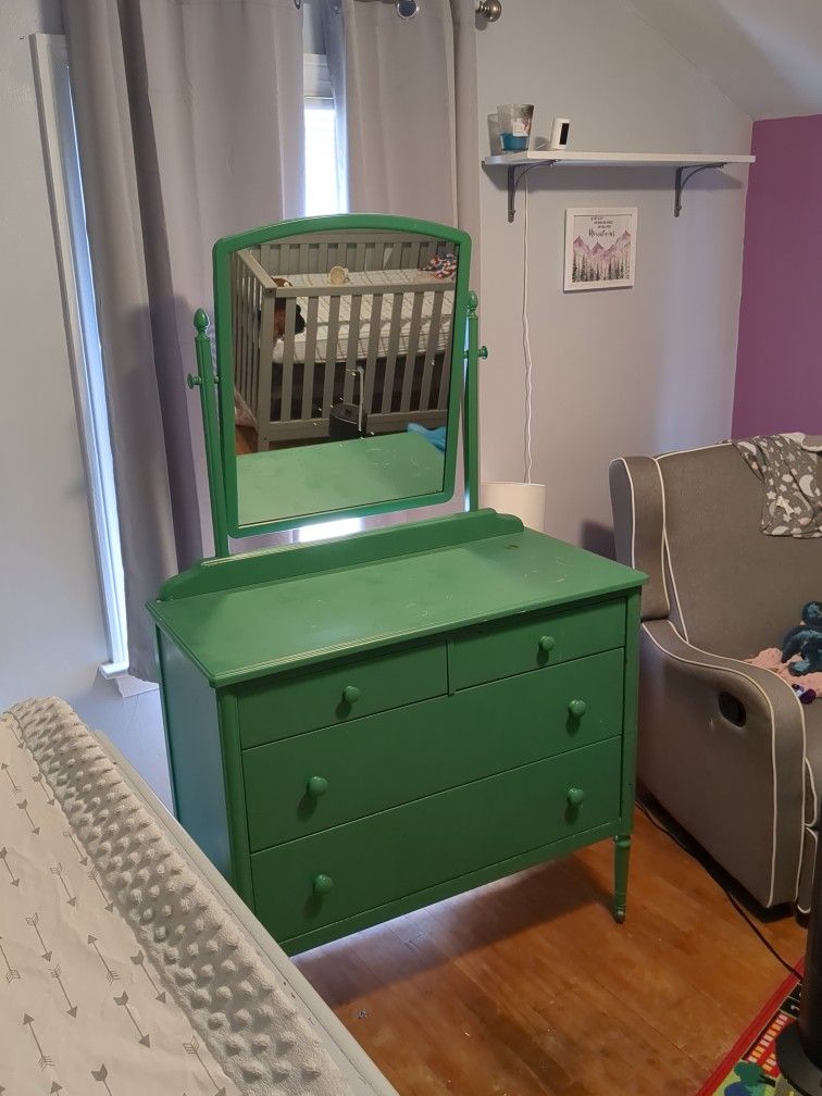 Green Industrial Dresser 