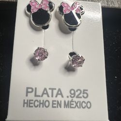 STERLING SILVER 925 EARRING  (MICKEY)