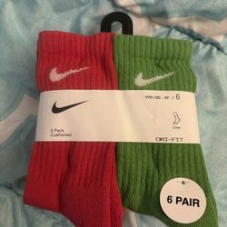 Nike socks YTH 10c-3y (6 pack)