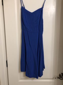 Royal blue sundress with zipper back size medium - old navy- this week women & junior clothing fashion sale on my page