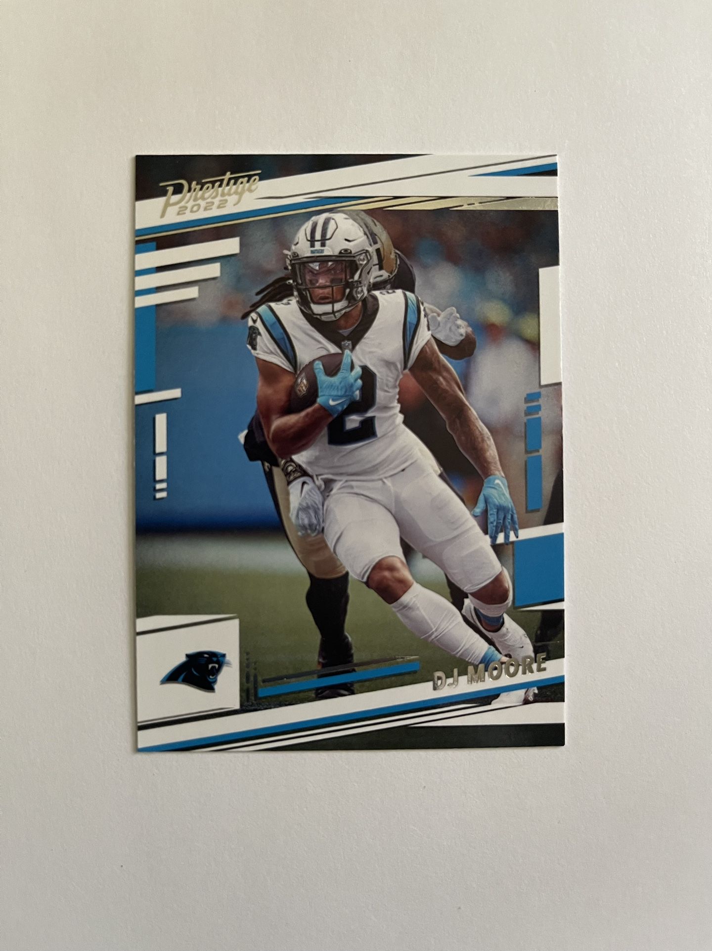 DJ Moore 2022 Panini Prestige Football card #42 Carolina Panthers