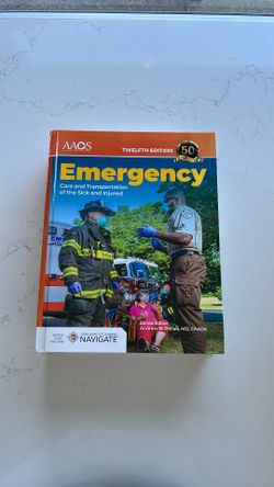 Emergency Care and Transportation of the Sick and Injured 12th edition textbook