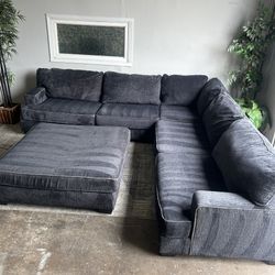 Dark Blue Sectional Free Delivery