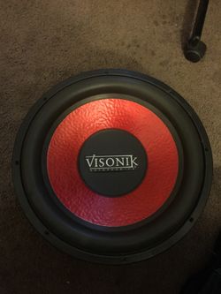 Visonik 15 2025 inch subwoofers
