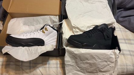 Taxi 12 and black cat 4’s size 6