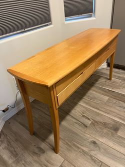 Sofa table with drawers