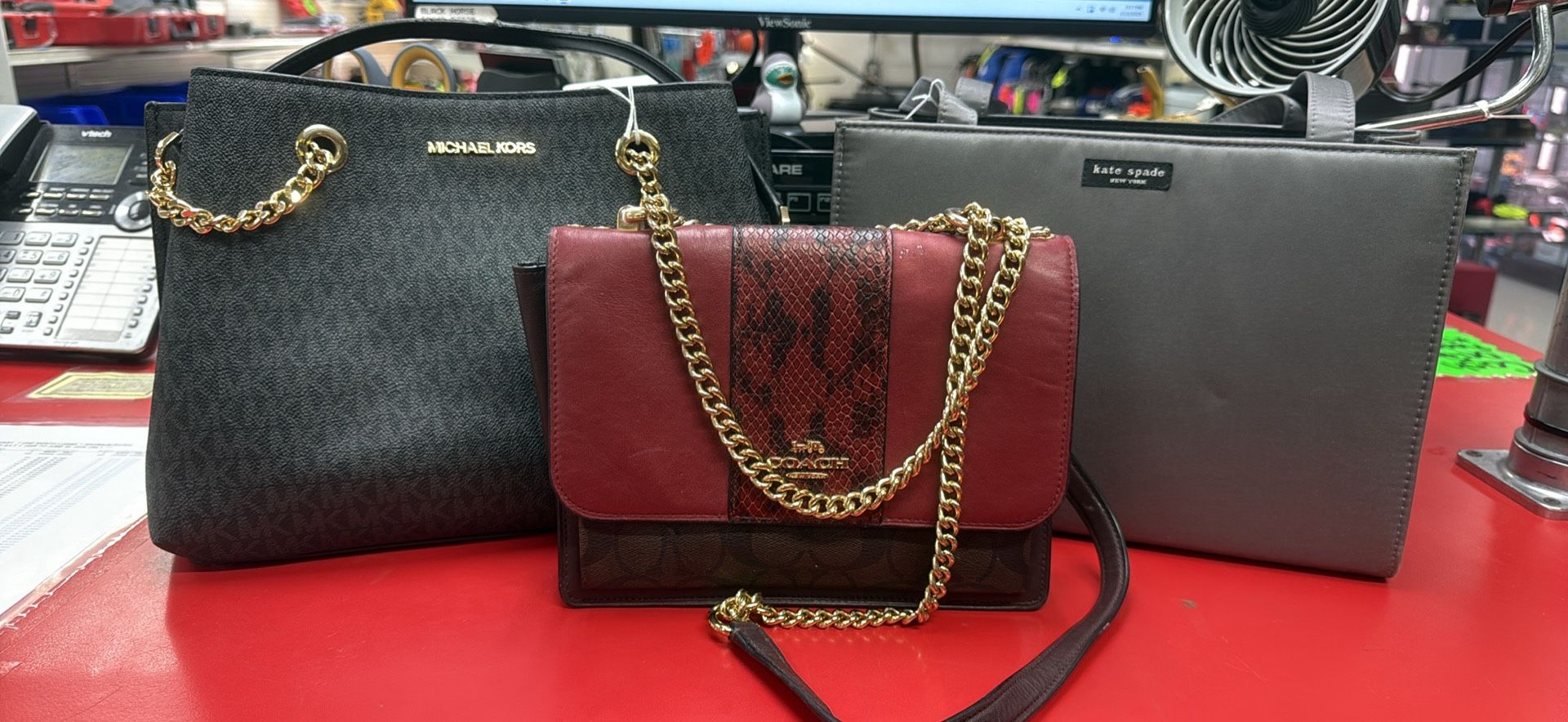 Coach, Kate Spade, MK purses