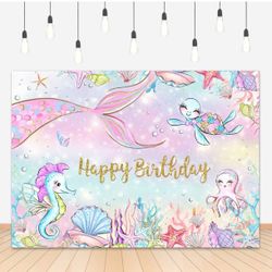 Little Mermaid Backdrop