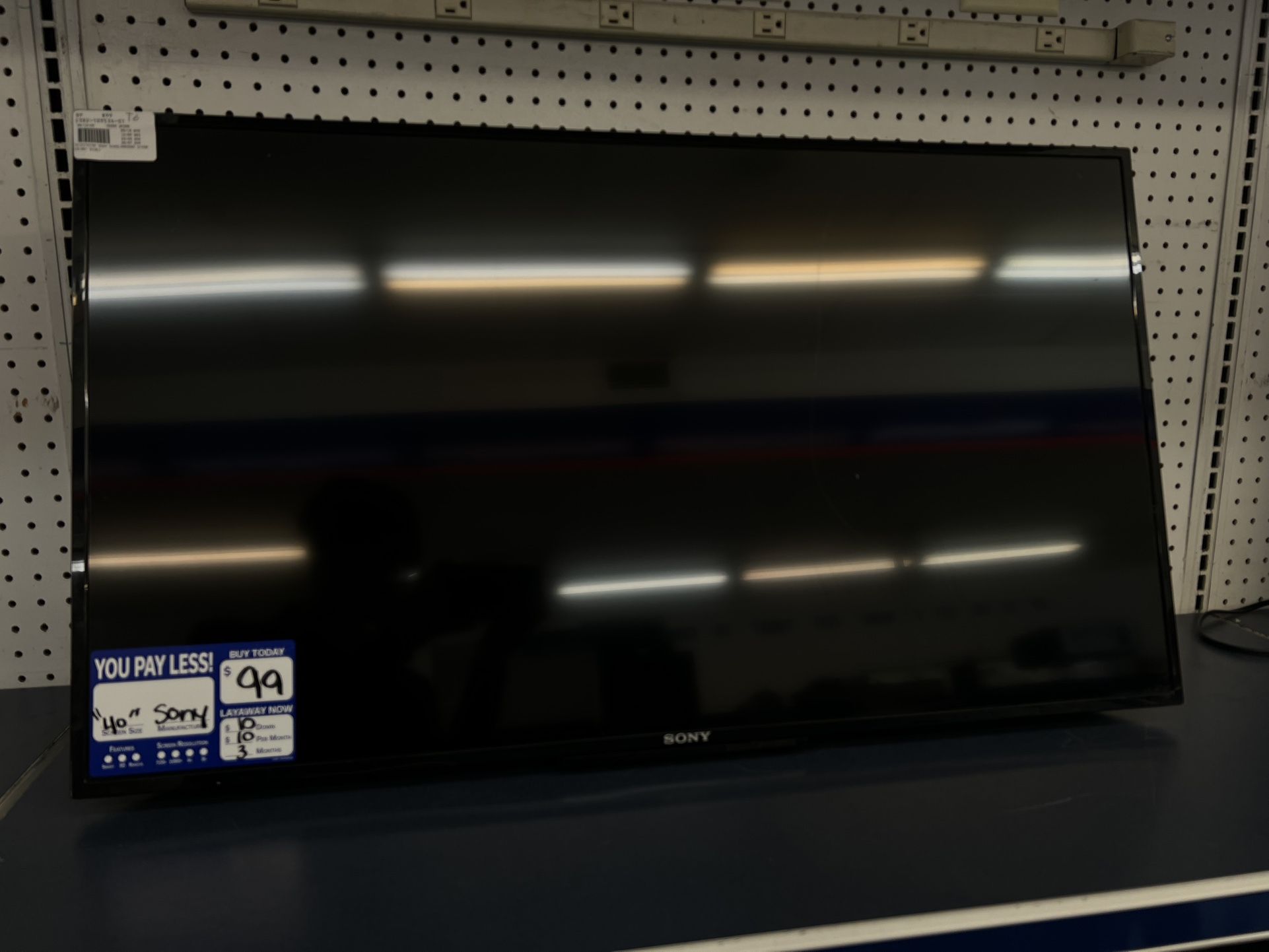 sony 40” tv