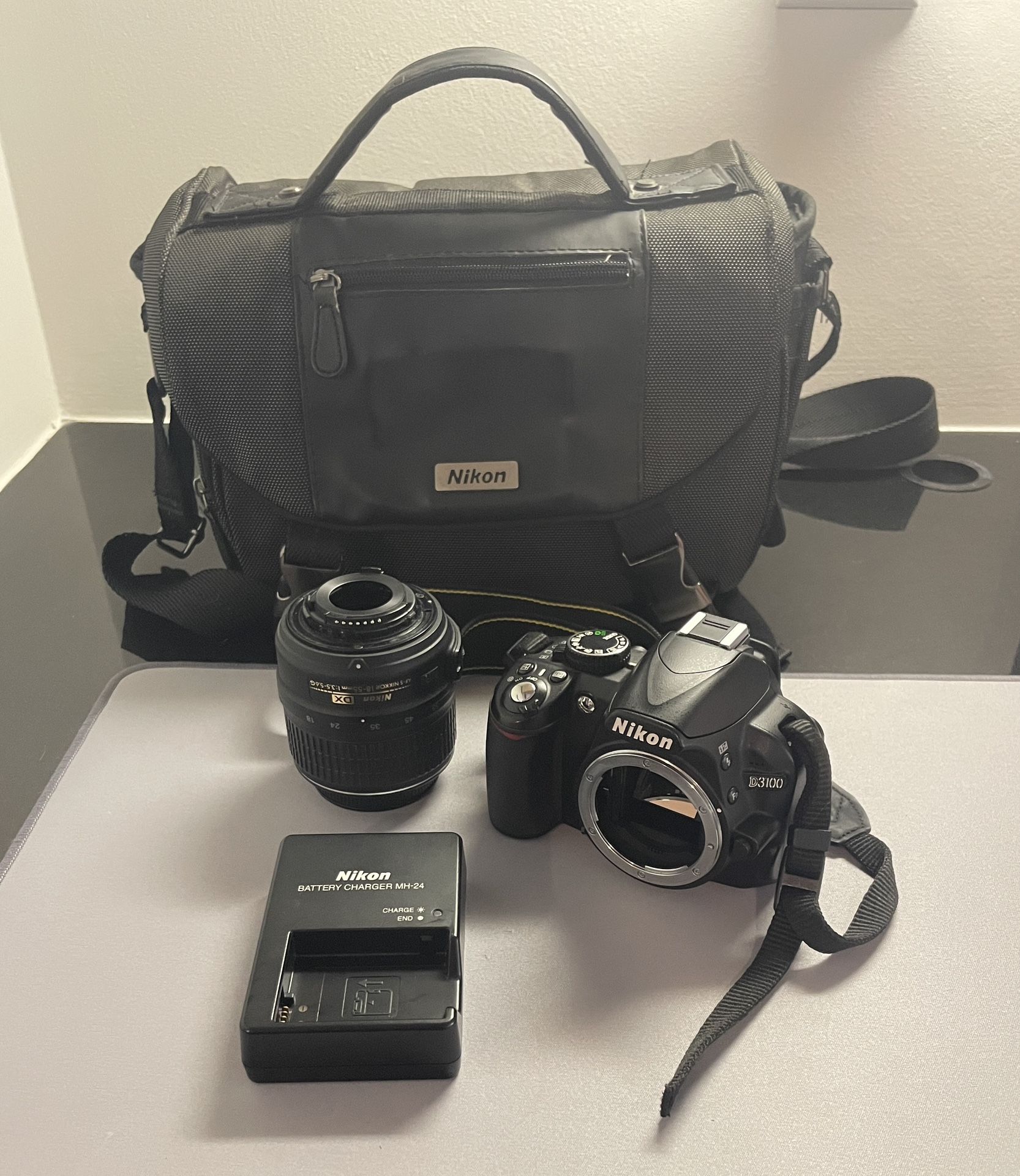 Nikon D3100 w/ 18-55mm f/3.5-5.6 DX Lens