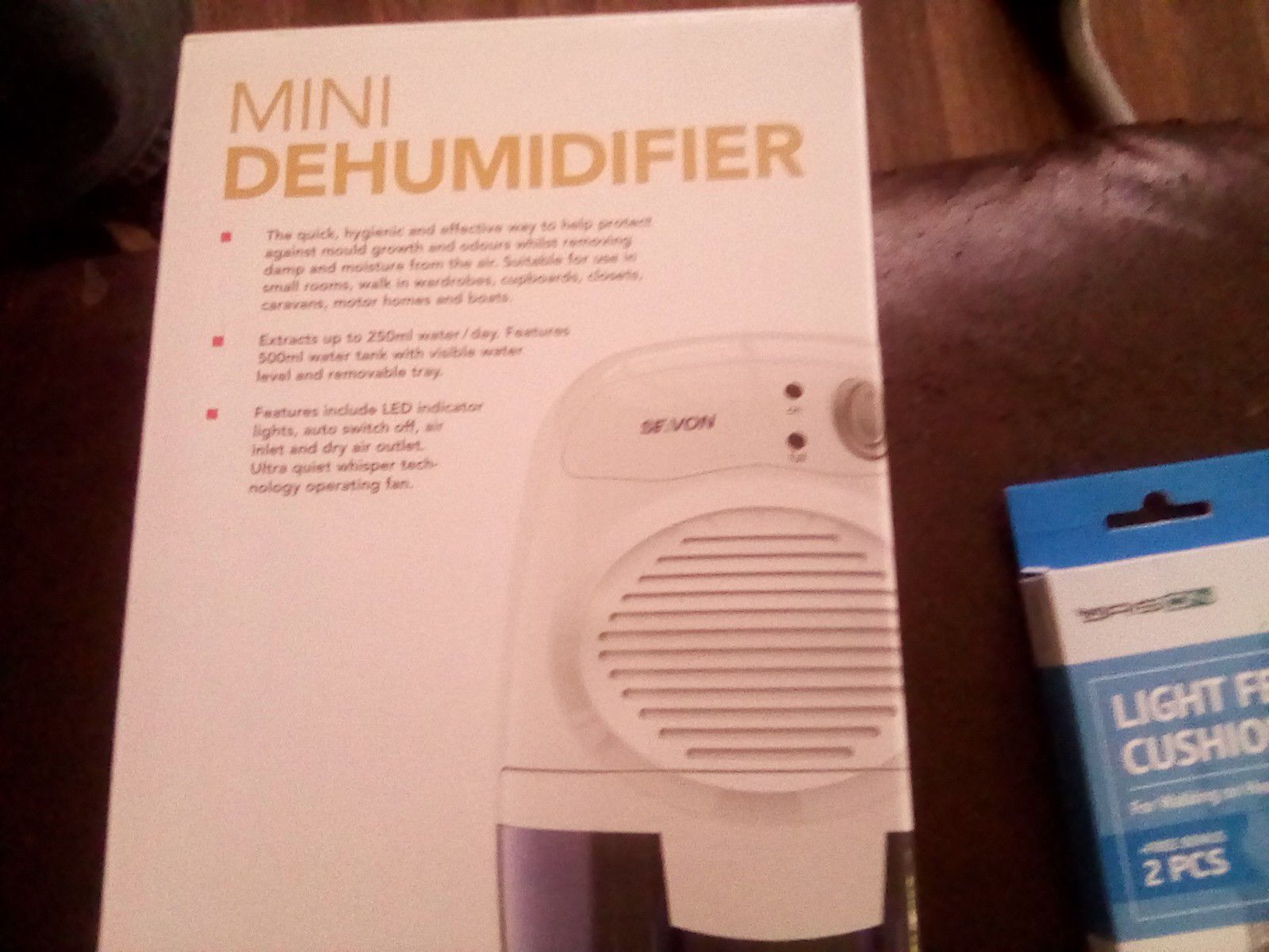 Photo Mini Dehumidifier! Portable compact Camping, RV, bathroom!