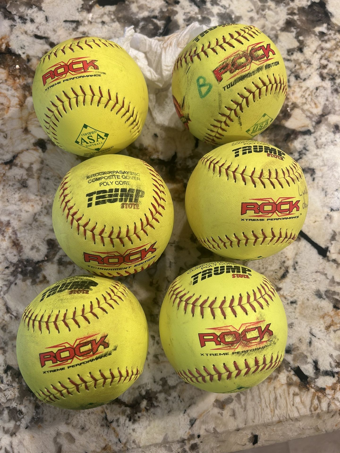 One Dozen Trump Softballs