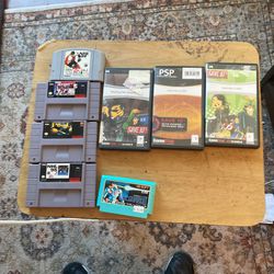 Super Nintendo,n64. And PSP Games.  $5-$10 Each. Or All For $40