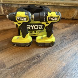 RYOBI Brushless/Non Brushless Power Tool Set
