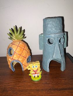 SpongeBob themed tank accessories