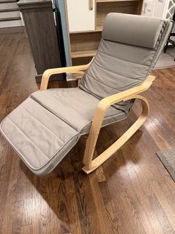 Bentwood Lounge Chair with Ottoman