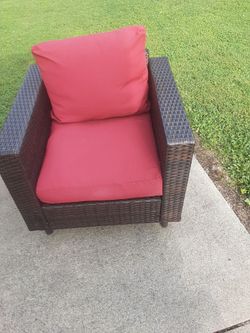 Wicker outdoor patio furniture