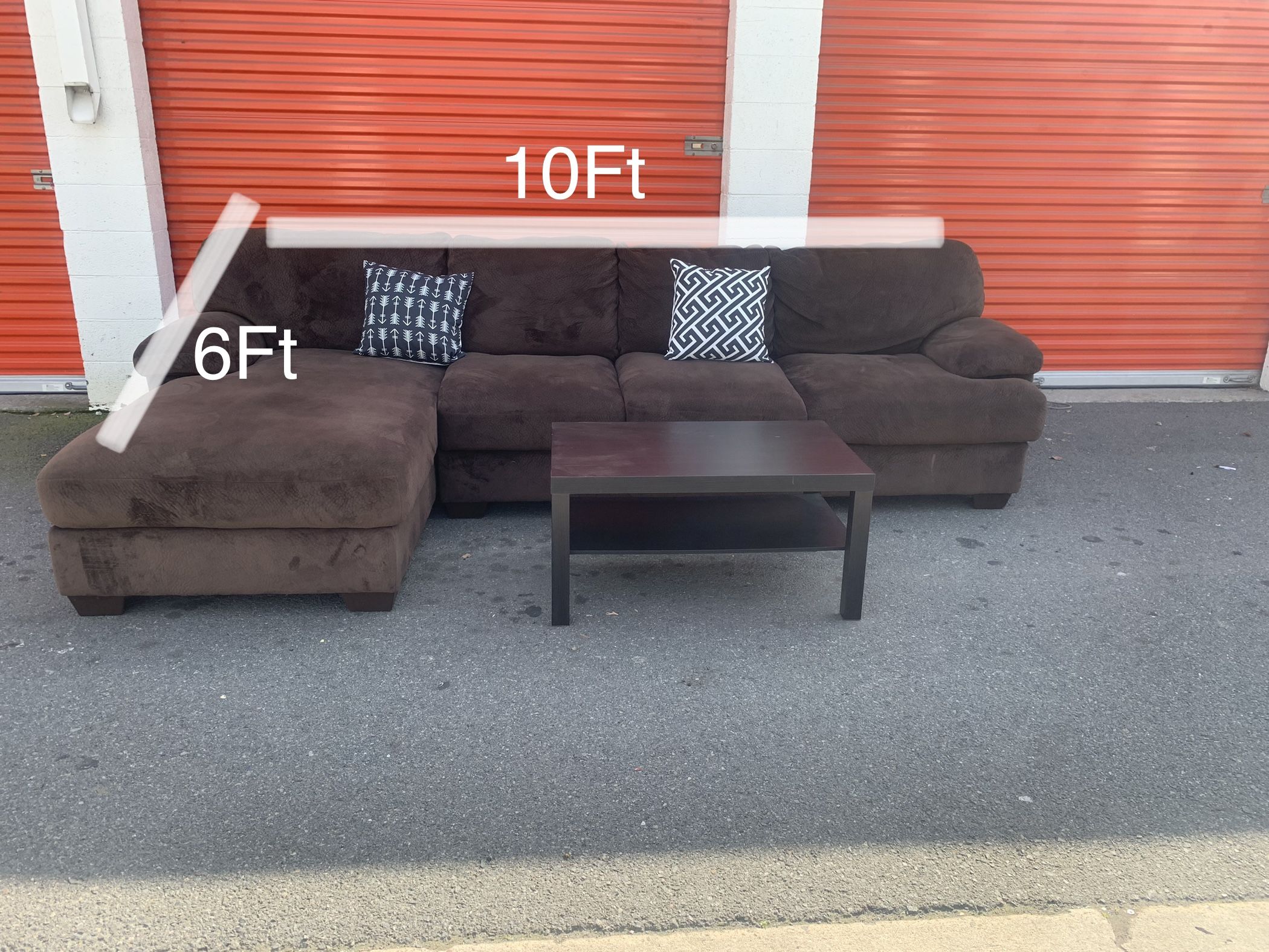 Ashley Furniture Brown Sectional Couch