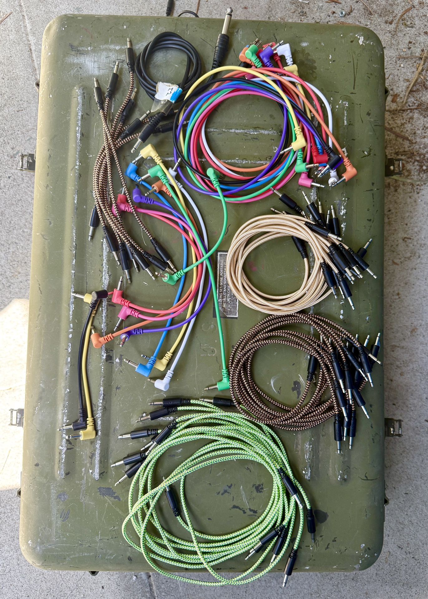 Eurorack Assorted Patch Cables - Approx 65