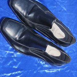 #Men's Black #Dress #Shoes #Slip- On Shoes