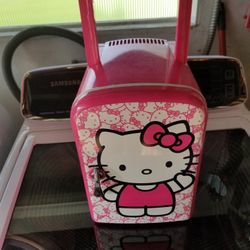 Hello Kitty Mini Refrigerator/ Warmer