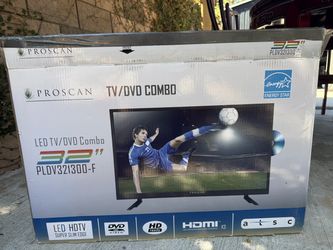 Proscan 32” LED TV/DVD Combo – Built-In DVD Player – HDMI