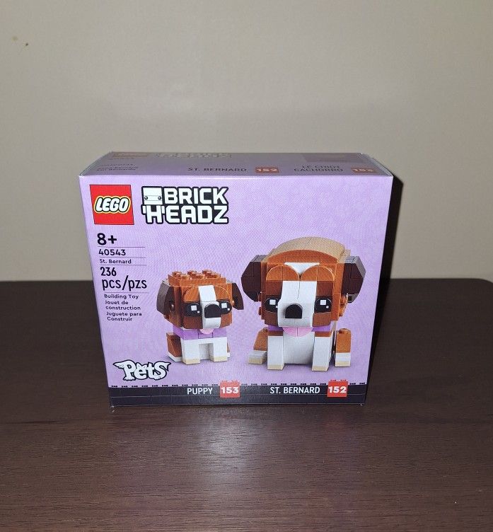 Lego Brick Headz Pets St.Bernard