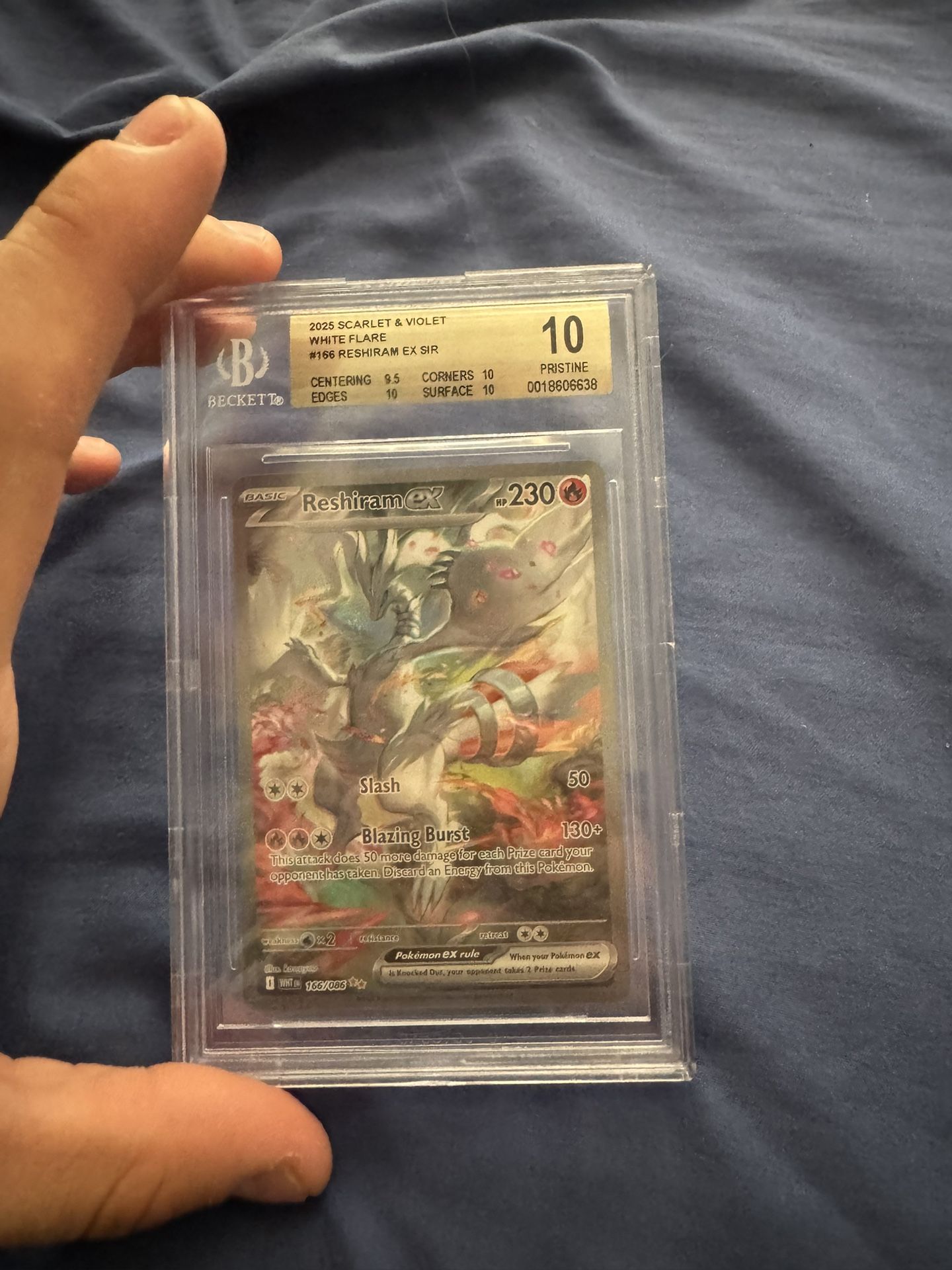 Reshiram Sir Bgs 10 Pop 5