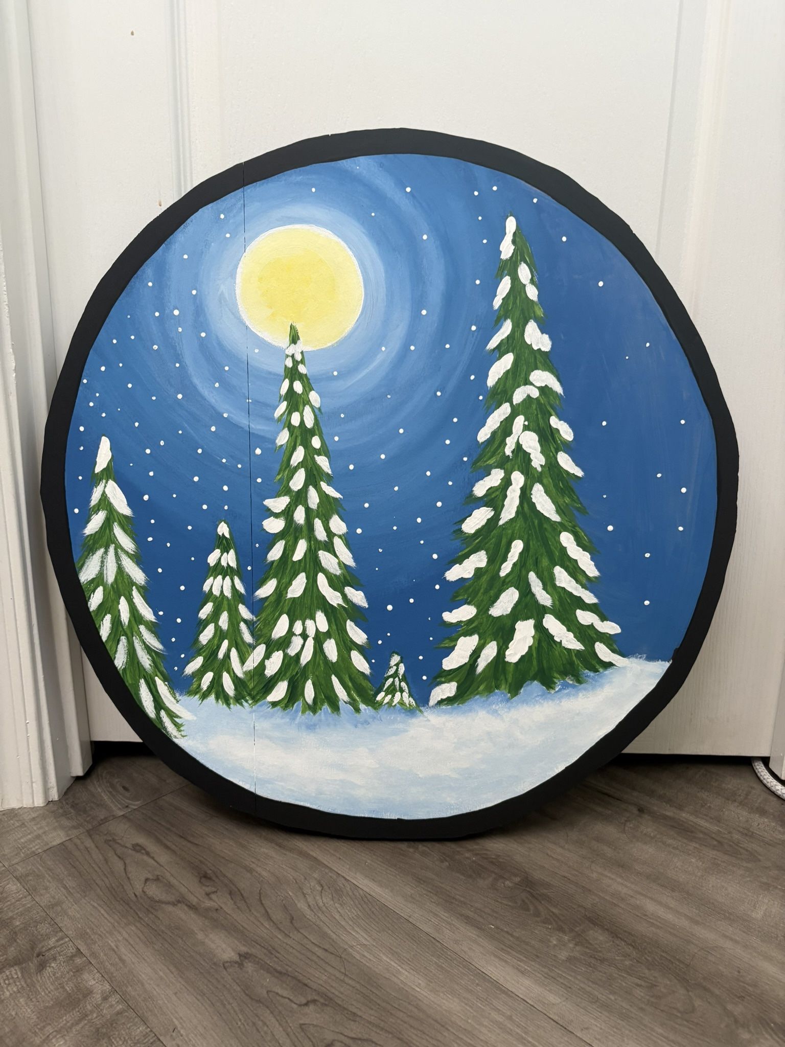 Winter Scene 1 Display Art - 24” Indoor/Outdoor Display