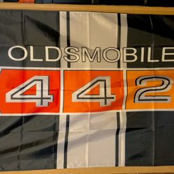 Oldsmobile 442 Garage Banner 