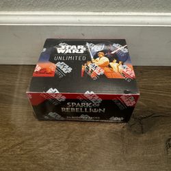 2024 Star Wars Unlimited Spark of Rebellion FACTORY SEALED Booster Box