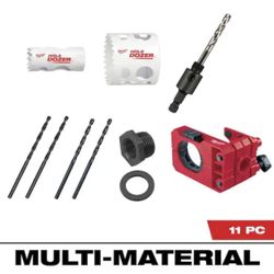 Milwaukee Door Lock Installation Bi-Metal Hole Saw Set