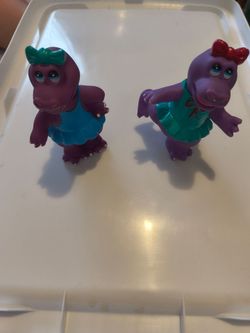 vintage Barney figures
