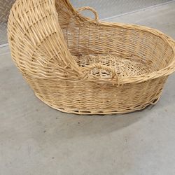 Large Wicker Dog Bed Or ….. 