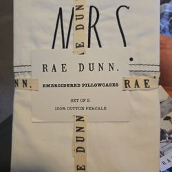 Mrs And Mrs Embroidered Pillow Cases