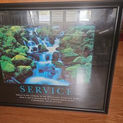 SERVICE  Titled   Office  Wall Decor  