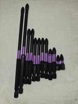 12pcs Anti-Slip Steel Magnetic Screwdriver Drill Bit Set - Magnetic Bit Set