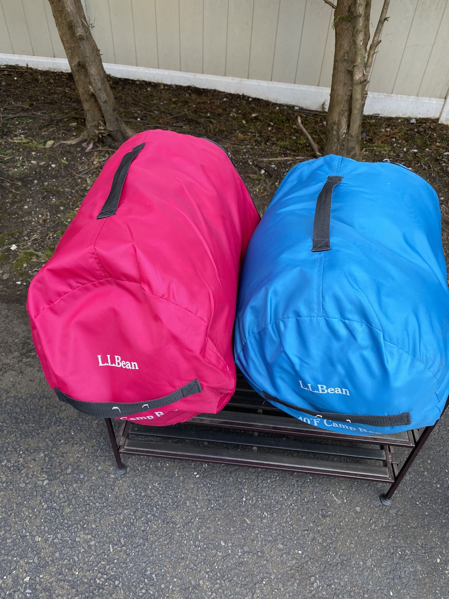 Two LL Bean Sleeping Bags