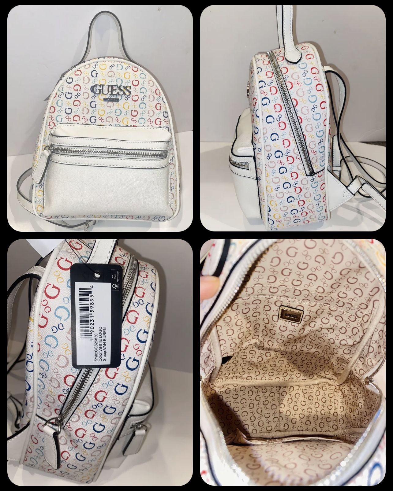 New Guess Backpack NWT Women’s Rainbow Southington Purse