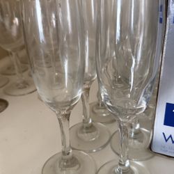 Glasses, Champagne Flutes