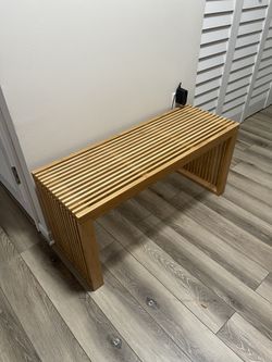 wood bench