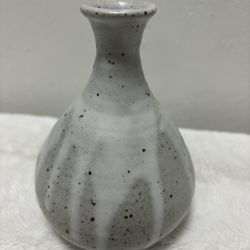 Beautiful Signed Handmade Mcm Glazed Pottery Vase 