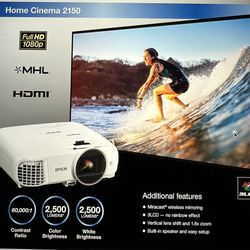 Projector: Epson Home Cinema Model #2150