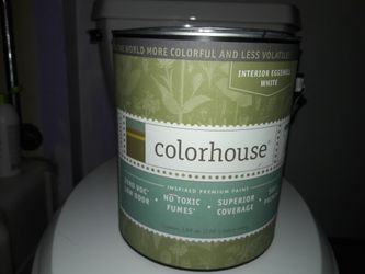 No VOC paint. One coat, good paint