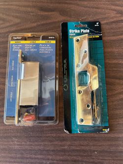 New Unopened Electric Door Strike And Strike Plate