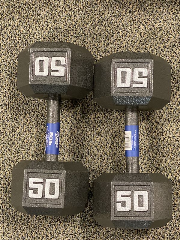 50lbs dumbbell set for Sale in Chicago, IL OfferUp