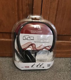 audio universal headset high definition audio ready  